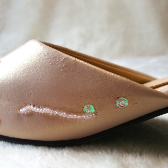 Pink Pointy Woman Shoes - Picture 8 of 9